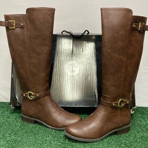 G by Guess Hustle dark brown boots women’s size 9 (OKPM-07-033)